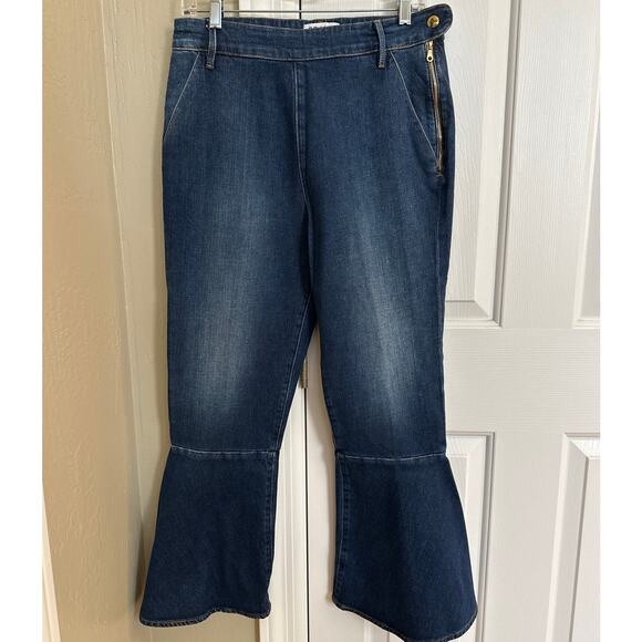 FRAME Flounce Side Zip Jeans‎ Size 32 Delavan Wash - Picture 8 of 9